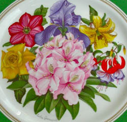 Royal Doulton THE 1981 CHELSEA FLOWER SHOW PLATE 