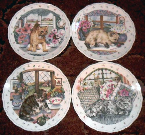 Royal Albert The Country Kitten Collection Plate 